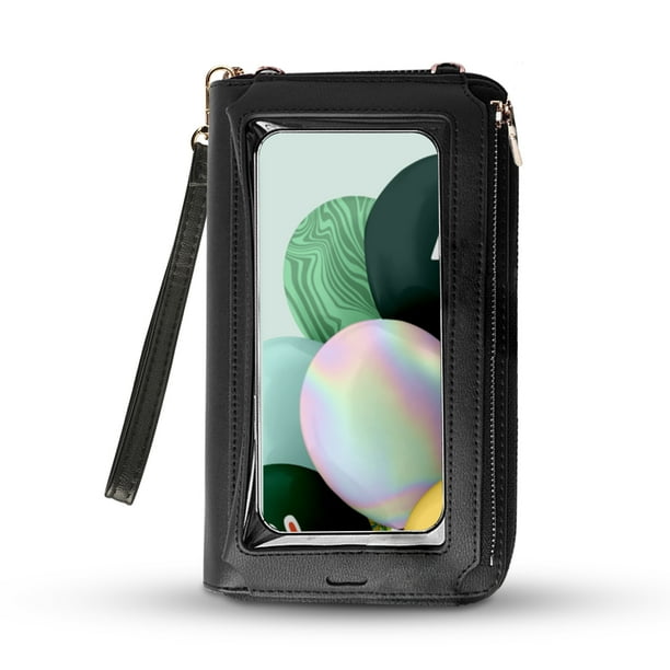 Women RFID Blocking Crossbody Bags Cell Phone Purse Wallet w/ Credit Card Slots Women RFID Blocking Crossbody Bags Cell Phone Purse Wallet w/ Credit Card Slots